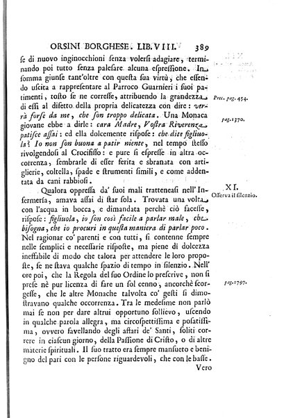 La vita della venerabile serva di Dio D. Cammilla Orsini Borghese principessa di Sulmona di poi suor Maria Vittoria religiosa dell'Ordine dell'Annunziata. Libri 8