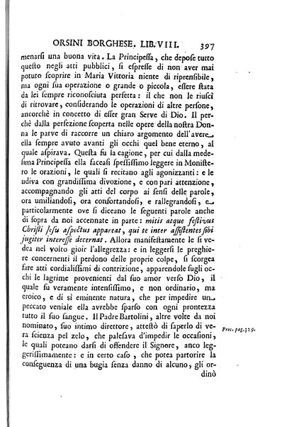 La vita della venerabile serva di Dio D. Cammilla Orsini Borghese principessa di Sulmona di poi suor Maria Vittoria religiosa dell'Ordine dell'Annunziata. Libri 8