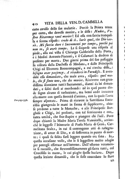 La vita della venerabile serva di Dio D. Cammilla Orsini Borghese principessa di Sulmona di poi suor Maria Vittoria religiosa dell'Ordine dell'Annunziata. Libri 8