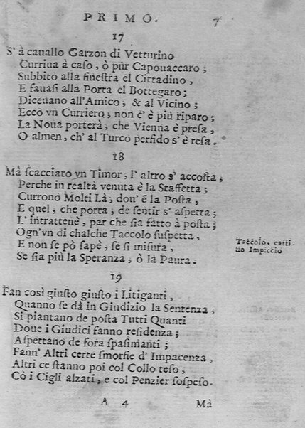 Il Meo Patacca, ouero Roma in feste ne i trionfi di Vienna. Poema giocoso nel linguaggio romanesco, di Giuseppe Berneri romano Accademico Infecondo. Dedicato all'illustriss. ... D. Clemente Domenico Rospigliosi