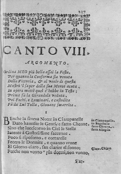 Il Meo Patacca, ouero Roma in feste ne i trionfi di Vienna. Poema giocoso nel linguaggio romanesco, di Giuseppe Berneri romano Accademico Infecondo. Dedicato all'illustriss. ... D. Clemente Domenico Rospigliosi