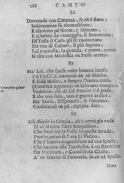 Il Meo Patacca, ouero Roma in feste ne i trionfi di Vienna. Poema giocoso nel linguaggio romanesco, di Giuseppe Berneri romano Accademico Infecondo. Dedicato all'illustriss. ... D. Clemente Domenico Rospigliosi