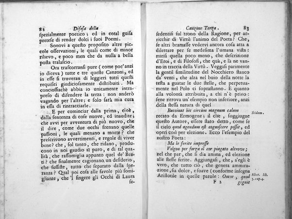 Difesa delle tre Canzoni degli occhi, e di alcuni sonetti, e varj passi delle Rime di Francesco Petrarca; dalle opposizioni del signor Lodovico Antonio Muratori composta da Gio. Bartolommeo Casaregi, Gio. Tommaso Canevari, e Antonio Tommasi chierico regolare della Madre di Dio Pastori Arcadi