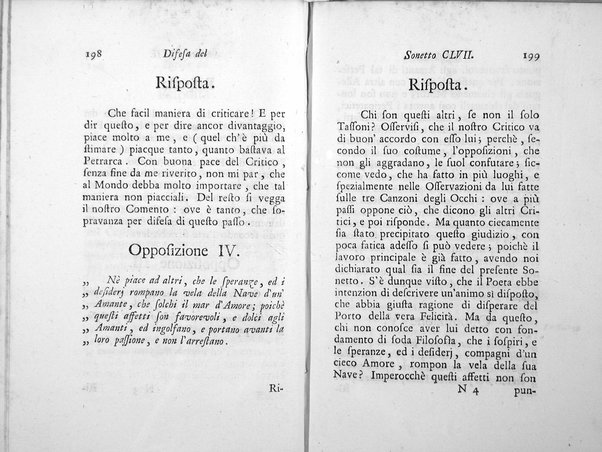 Difesa delle tre Canzoni degli occhi, e di alcuni sonetti, e varj passi delle Rime di Francesco Petrarca; dalle opposizioni del signor Lodovico Antonio Muratori composta da Gio. Bartolommeo Casaregi, Gio. Tommaso Canevari, e Antonio Tommasi chierico regolare della Madre di Dio Pastori Arcadi