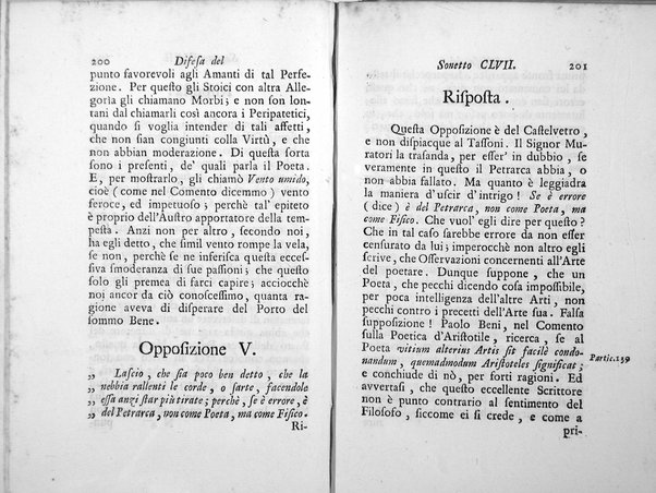 Difesa delle tre Canzoni degli occhi, e di alcuni sonetti, e varj passi delle Rime di Francesco Petrarca; dalle opposizioni del signor Lodovico Antonio Muratori composta da Gio. Bartolommeo Casaregi, Gio. Tommaso Canevari, e Antonio Tommasi chierico regolare della Madre di Dio Pastori Arcadi
