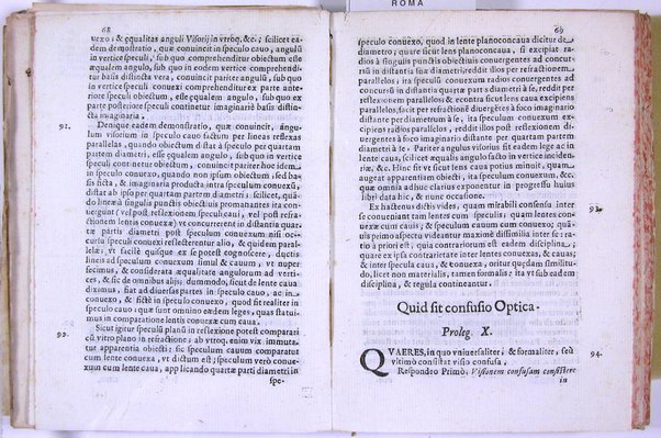 Dialogus opticus, in quo aliquibus quaesitis compendiosè respondetur. Auctore Francisco Eschinardo Societ. Iesu