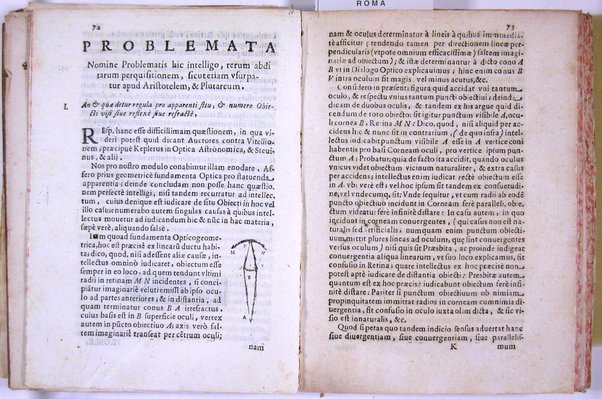 Dialogus opticus, in quo aliquibus quaesitis compendiosè respondetur. Auctore Francisco Eschinardo Societ. Iesu