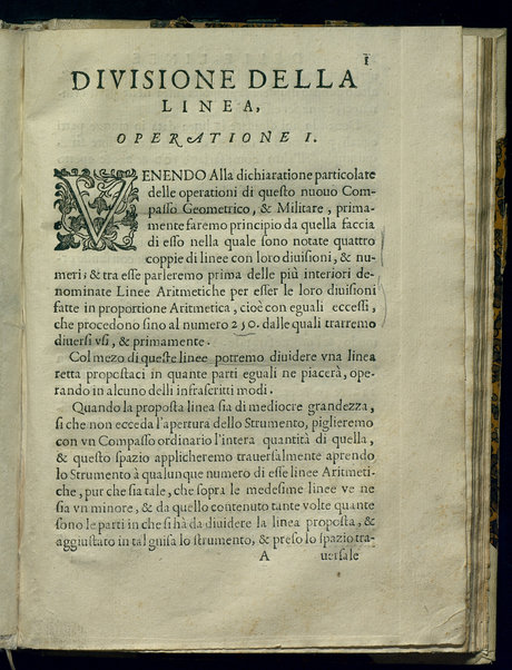 La operazione del compasso geometrico, et militare di Galileo Galilei nobil fiorentino lettor delle matematiche nello studio di Padoua