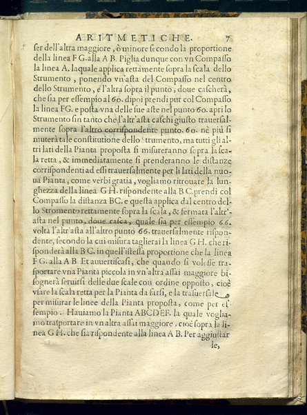 La operazione del compasso geometrico, et militare di Galileo Galilei nobil fiorentino lettor delle matematiche nello studio di Padoua