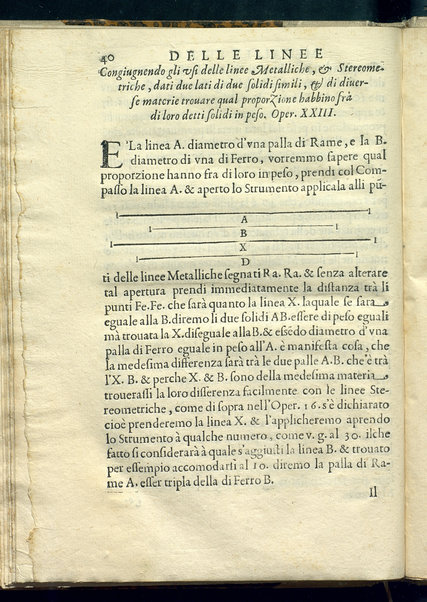 La operazione del compasso geometrico, et militare di Galileo Galilei nobil fiorentino lettor delle matematiche nello studio di Padoua