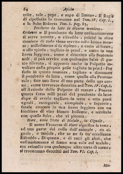 [Apicio moderno di Francesco Leonardi edizione seconda revista, corretta, ed accresciuta dall'autore. Tomo primo [-sesto]] 2