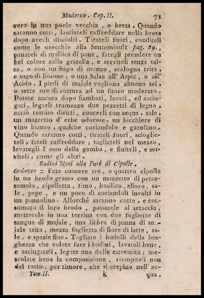 [Apicio moderno di Francesco Leonardi edizione seconda revista, corretta, ed accresciuta dall'autore. Tomo primo [-sesto]] 2