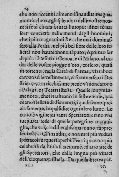 Poesie di Claudio Achillini dedicate al grande Odoardo Farnese duca di Parma, e di Piacenza, &c