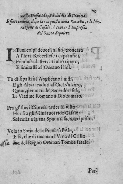 Poesie di Claudio Achillini dedicate al grande Odoardo Farnese duca di Parma, e di Piacenza, &c