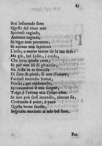 Poesie di Claudio Achillini dedicate al grande Odoardo Farnese duca di Parma, e di Piacenza, &c