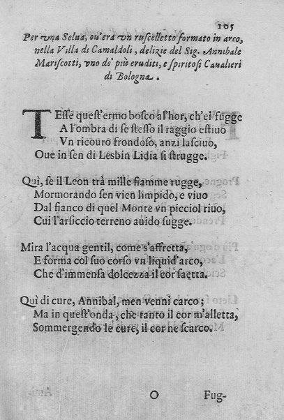 Poesie di Claudio Achillini dedicate al grande Odoardo Farnese duca di Parma, e di Piacenza, &c