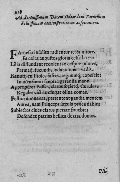 Poesie di Claudio Achillini dedicate al grande Odoardo Farnese duca di Parma, e di Piacenza, &c