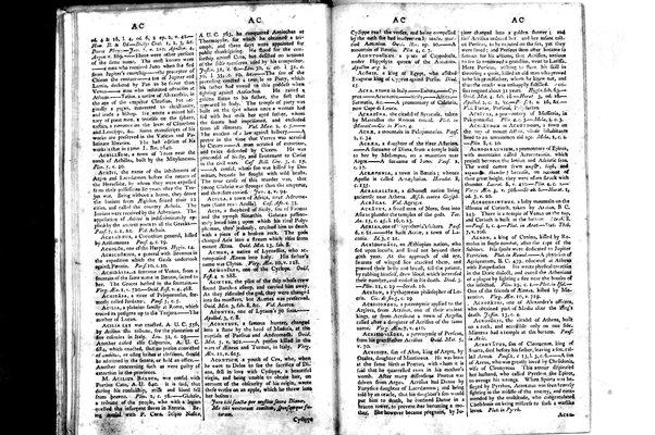 A classical dictionary; containing a copious account of all the proper names mentioned in ancient authors: with the value of coins, weights, and measures, used among the Greeks and Romans; and a chronological table. By J. Lempriere, D.D