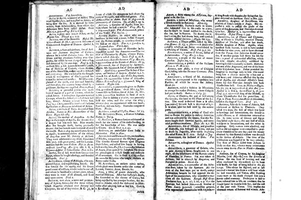 A classical dictionary; containing a copious account of all the proper names mentioned in ancient authors: with the value of coins, weights, and measures, used among the Greeks and Romans; and a chronological table. By J. Lempriere, D.D