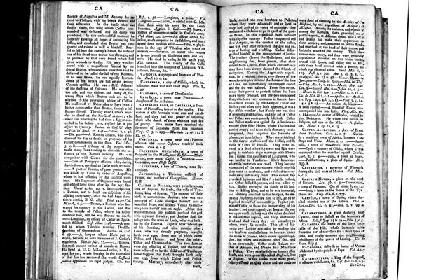 A classical dictionary; containing a copious account of all the proper names mentioned in ancient authors: with the value of coins, weights, and measures, used among the Greeks and Romans; and a chronological table. By J. Lempriere, D.D