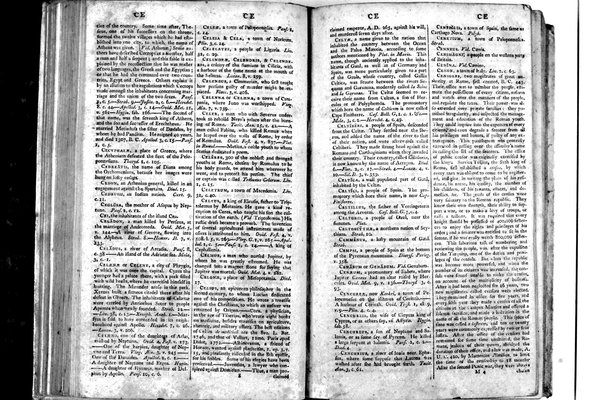 A classical dictionary; containing a copious account of all the proper names mentioned in ancient authors: with the value of coins, weights, and measures, used among the Greeks and Romans; and a chronological table. By J. Lempriere, D.D