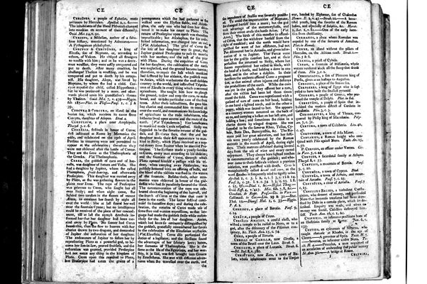 A classical dictionary; containing a copious account of all the proper names mentioned in ancient authors: with the value of coins, weights, and measures, used among the Greeks and Romans; and a chronological table. By J. Lempriere, D.D