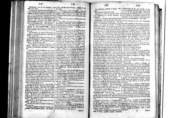 A classical dictionary; containing a copious account of all the proper names mentioned in ancient authors: with the value of coins, weights, and measures, used among the Greeks and Romans; and a chronological table. By J. Lempriere, D.D