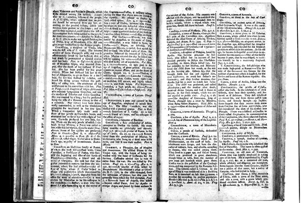 A classical dictionary; containing a copious account of all the proper names mentioned in ancient authors: with the value of coins, weights, and measures, used among the Greeks and Romans; and a chronological table. By J. Lempriere, D.D