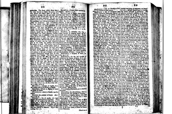 A classical dictionary; containing a copious account of all the proper names mentioned in ancient authors: with the value of coins, weights, and measures, used among the Greeks and Romans; and a chronological table. By J. Lempriere, D.D