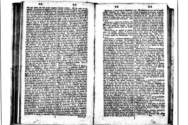 A classical dictionary; containing a copious account of all the proper names mentioned in ancient authors: with the value of coins, weights, and measures, used among the Greeks and Romans; and a chronological table. By J. Lempriere, D.D