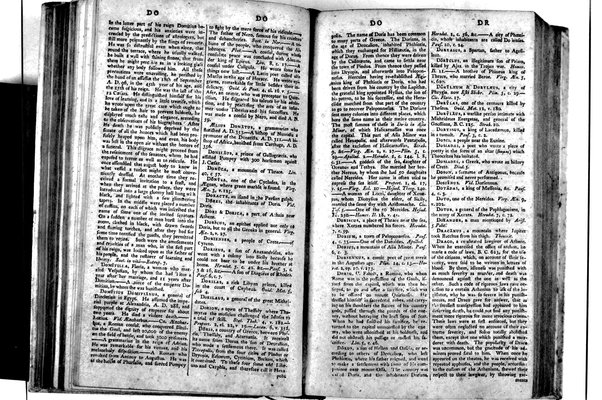 A classical dictionary; containing a copious account of all the proper names mentioned in ancient authors: with the value of coins, weights, and measures, used among the Greeks and Romans; and a chronological table. By J. Lempriere, D.D