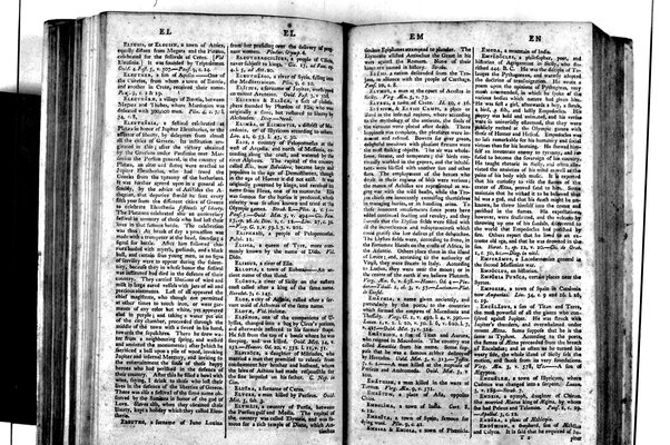 A classical dictionary; containing a copious account of all the proper names mentioned in ancient authors: with the value of coins, weights, and measures, used among the Greeks and Romans; and a chronological table. By J. Lempriere, D.D