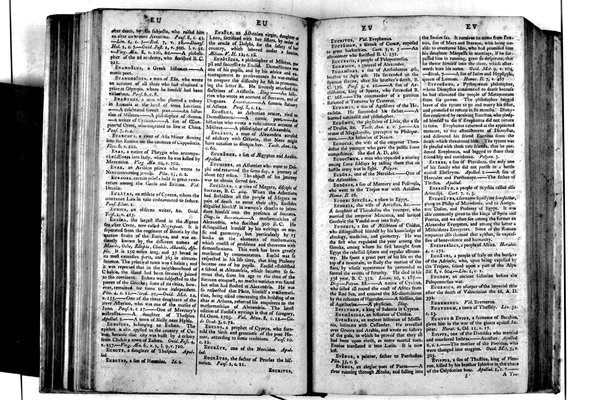A classical dictionary; containing a copious account of all the proper names mentioned in ancient authors: with the value of coins, weights, and measures, used among the Greeks and Romans; and a chronological table. By J. Lempriere, D.D