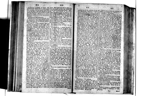 A classical dictionary; containing a copious account of all the proper names mentioned in ancient authors: with the value of coins, weights, and measures, used among the Greeks and Romans; and a chronological table. By J. Lempriere, D.D