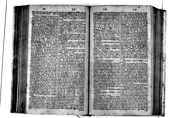 A classical dictionary; containing a copious account of all the proper names mentioned in ancient authors: with the value of coins, weights, and measures, used among the Greeks and Romans; and a chronological table. By J. Lempriere, D.D