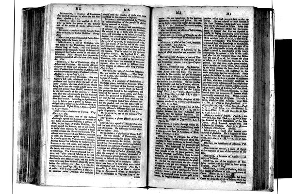 A classical dictionary; containing a copious account of all the proper names mentioned in ancient authors: with the value of coins, weights, and measures, used among the Greeks and Romans; and a chronological table. By J. Lempriere, D.D