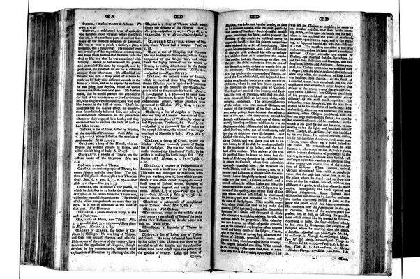 A classical dictionary; containing a copious account of all the proper names mentioned in ancient authors: with the value of coins, weights, and measures, used among the Greeks and Romans; and a chronological table. By J. Lempriere, D.D
