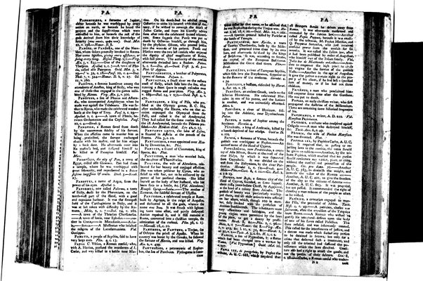 A classical dictionary; containing a copious account of all the proper names mentioned in ancient authors: with the value of coins, weights, and measures, used among the Greeks and Romans; and a chronological table. By J. Lempriere, D.D