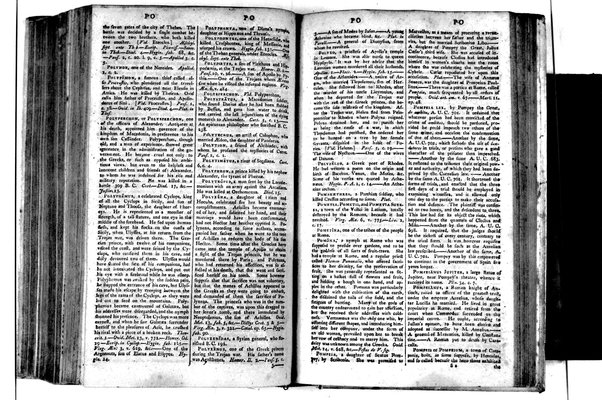 A classical dictionary; containing a copious account of all the proper names mentioned in ancient authors: with the value of coins, weights, and measures, used among the Greeks and Romans; and a chronological table. By J. Lempriere, D.D