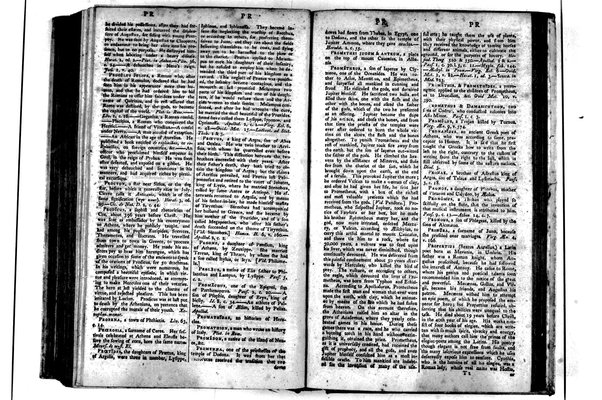 A classical dictionary; containing a copious account of all the proper names mentioned in ancient authors: with the value of coins, weights, and measures, used among the Greeks and Romans; and a chronological table. By J. Lempriere, D.D