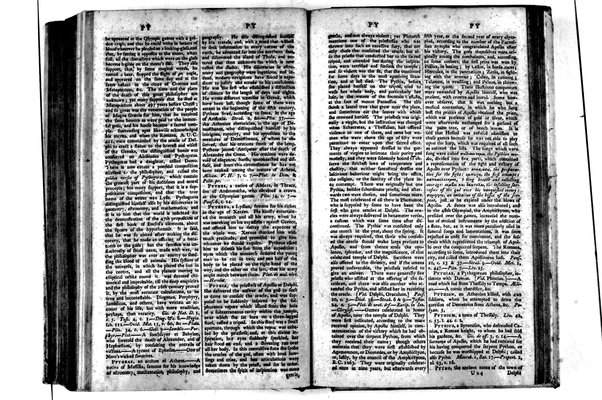 A classical dictionary; containing a copious account of all the proper names mentioned in ancient authors: with the value of coins, weights, and measures, used among the Greeks and Romans; and a chronological table. By J. Lempriere, D.D