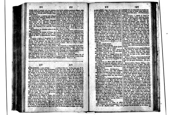 A classical dictionary; containing a copious account of all the proper names mentioned in ancient authors: with the value of coins, weights, and measures, used among the Greeks and Romans; and a chronological table. By J. Lempriere, D.D