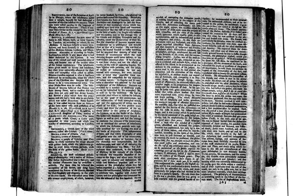 A classical dictionary; containing a copious account of all the proper names mentioned in ancient authors: with the value of coins, weights, and measures, used among the Greeks and Romans; and a chronological table. By J. Lempriere, D.D