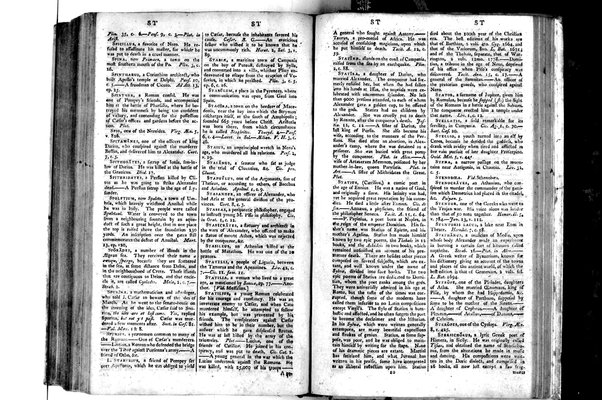 A classical dictionary; containing a copious account of all the proper names mentioned in ancient authors: with the value of coins, weights, and measures, used among the Greeks and Romans; and a chronological table. By J. Lempriere, D.D