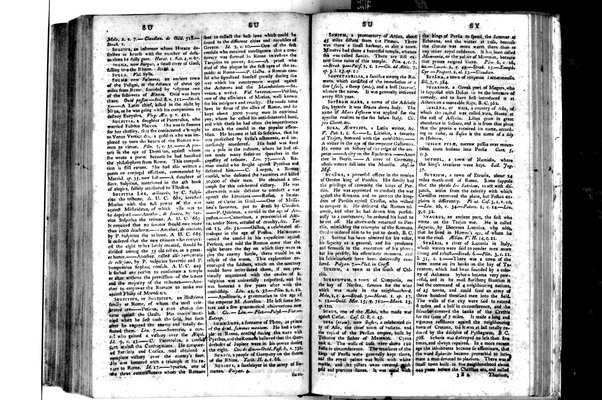 A classical dictionary; containing a copious account of all the proper names mentioned in ancient authors: with the value of coins, weights, and measures, used among the Greeks and Romans; and a chronological table. By J. Lempriere, D.D