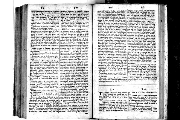 A classical dictionary; containing a copious account of all the proper names mentioned in ancient authors: with the value of coins, weights, and measures, used among the Greeks and Romans; and a chronological table. By J. Lempriere, D.D