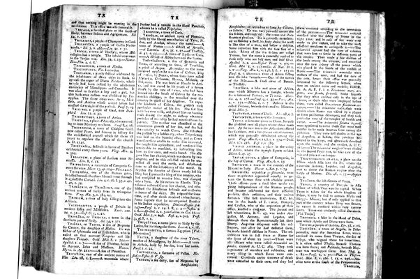 A classical dictionary; containing a copious account of all the proper names mentioned in ancient authors: with the value of coins, weights, and measures, used among the Greeks and Romans; and a chronological table. By J. Lempriere, D.D