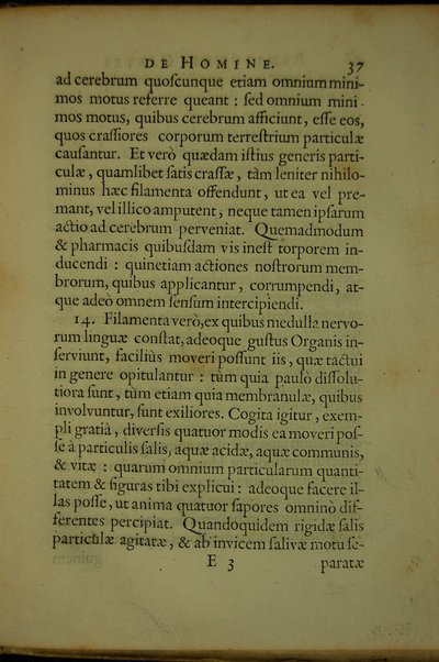 De homine figuris, et Latinitate donatus a Florentio Schuyl, ... / Renatus Des Cartes