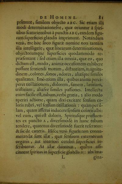 De homine figuris, et Latinitate donatus a Florentio Schuyl, ... / Renatus Des Cartes