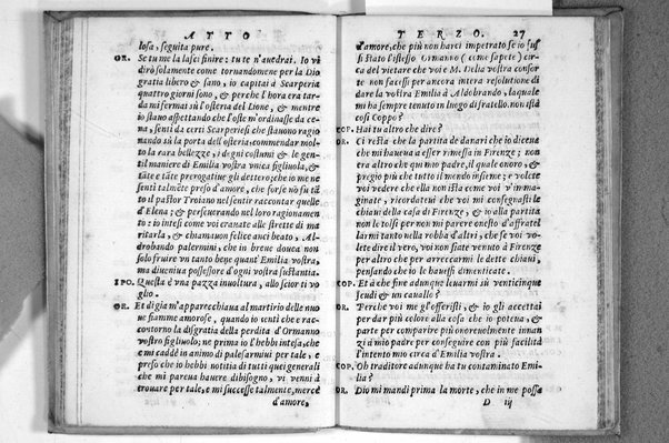 I Fabii comedia di Lotto Del Mazza calzaiuolo fiorentino. Recitata in Firenze l'anno 1567. nel Palazzo ducale doppo 'l battesimo della illustrissima S. Leonora primogenita del illustriss. S. principe di Firenze e di Siena, & della serenissima principessa la regina Giouanna d'Austria sua degnissima consorte